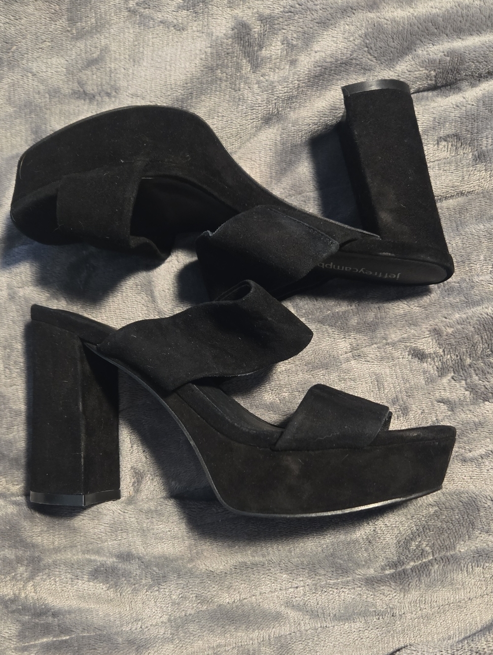 Jeffrey Campbell-"Adriana" Douboe Band Platform Sandal-Size 6